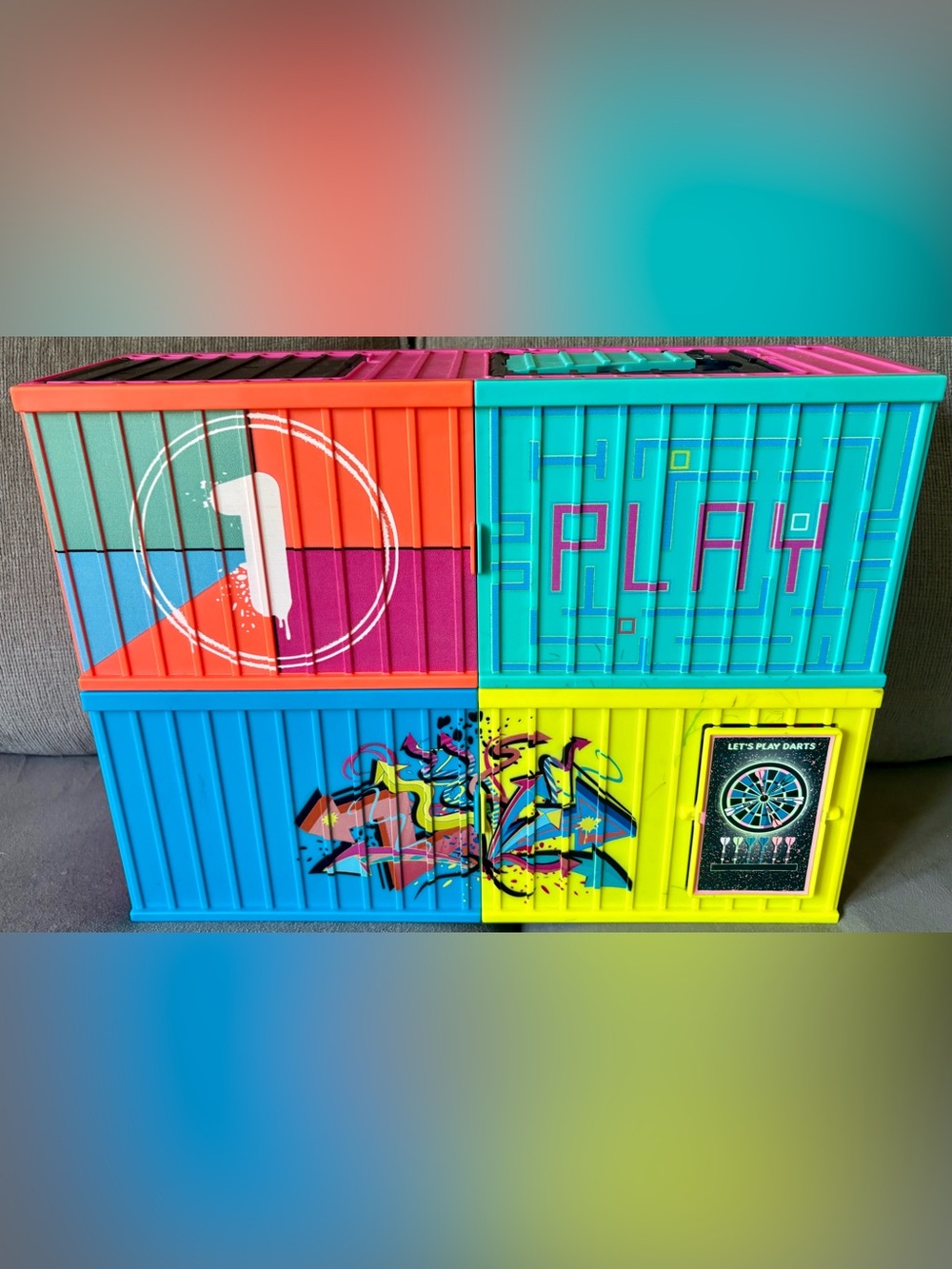 LOL Surprise Doll Clubhouse Doll House COLORFUL SHIPPING CONTAINERS